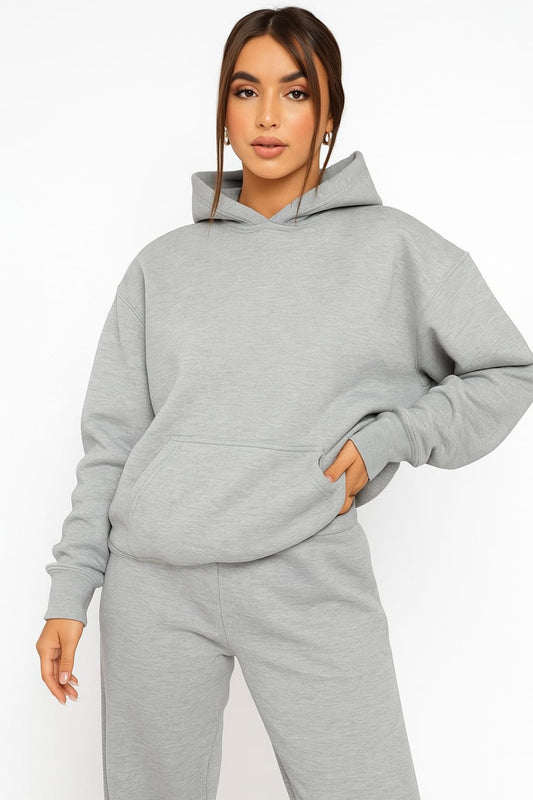 Basic Box fit gray hoody