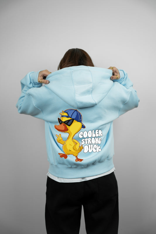 Double-Zip Hoodie –Cooler Duck- Blue