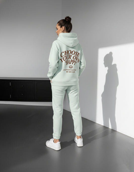 choose happy-Hoody-mintGreen