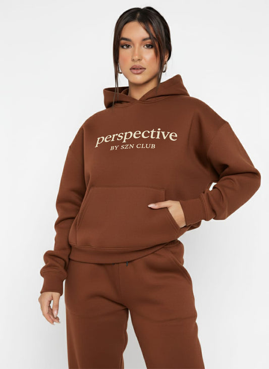 choose happy-Hoody-brown