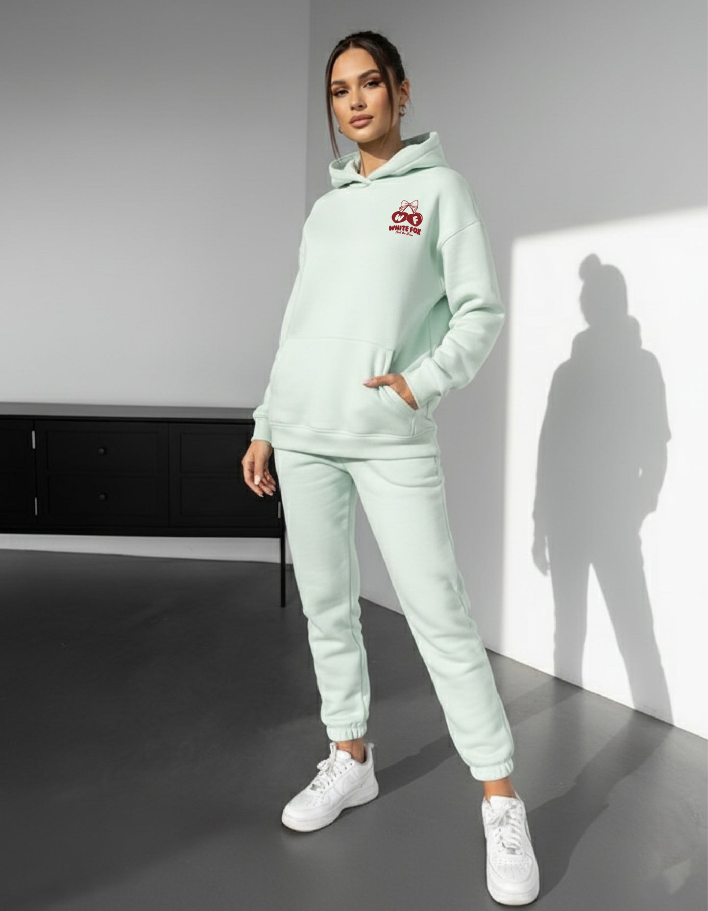 Whitefox Boxfit Hoodie mintgreen